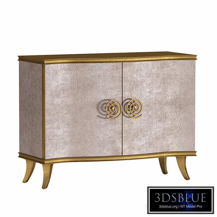 Hooker Furniture Living Room Melange Golden Swirl Chest