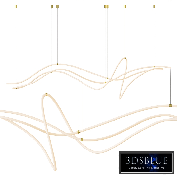 Line Art Geometry Chandelier