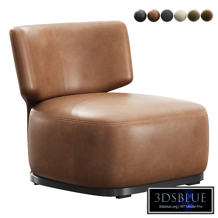 AMOENUS SOFT Leather armchair