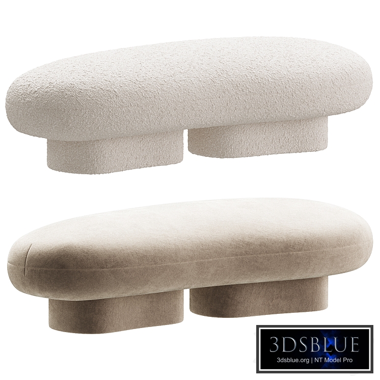 Jamie Cream Bowl Bench