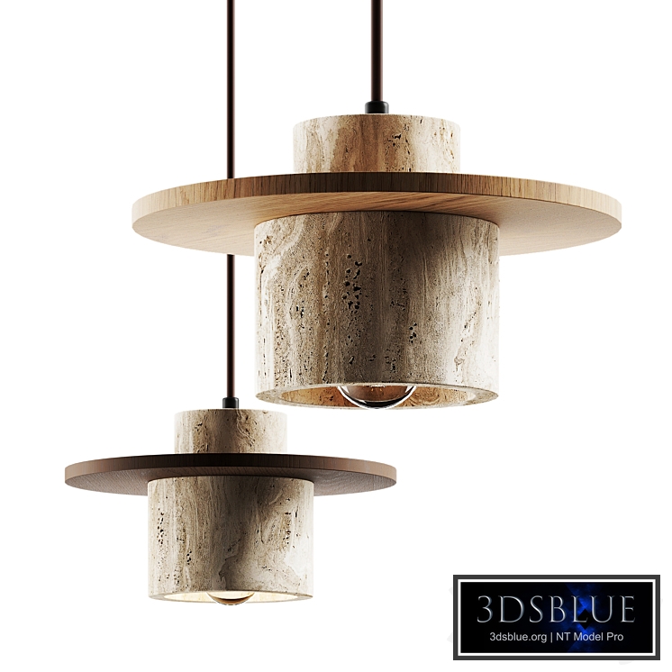 Kanso Natural Stone Japanese Wabi Sabi Pendant Lamp