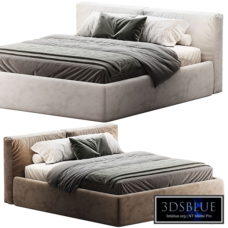 Foster Bed 180 Velvet Smoke by Divan.ru