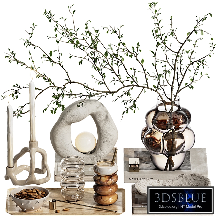 Decorative set with branch ch31