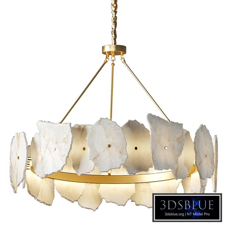Modern Round Marble Chandelier