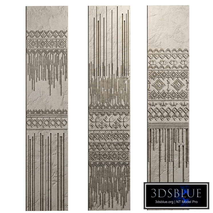 Wall Panels with folk Ornament