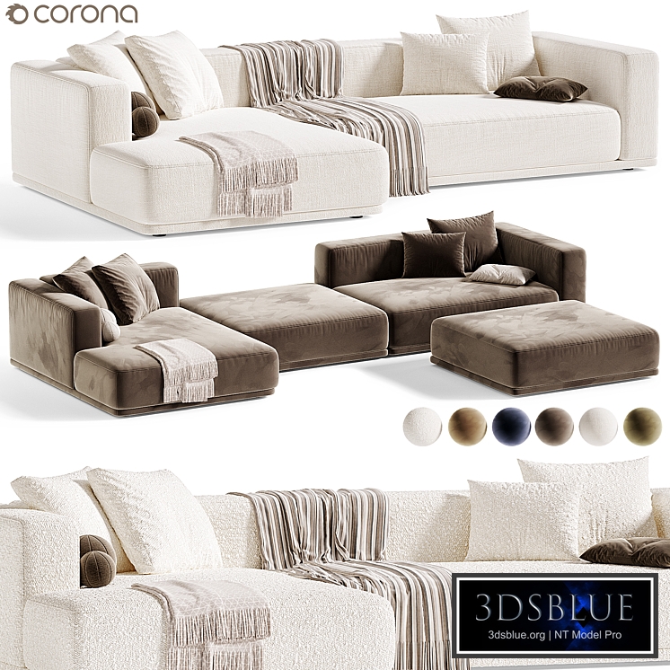 Modular corner sofa HESSER