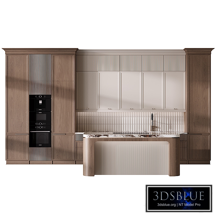 Kitchen in neoclassical style 86