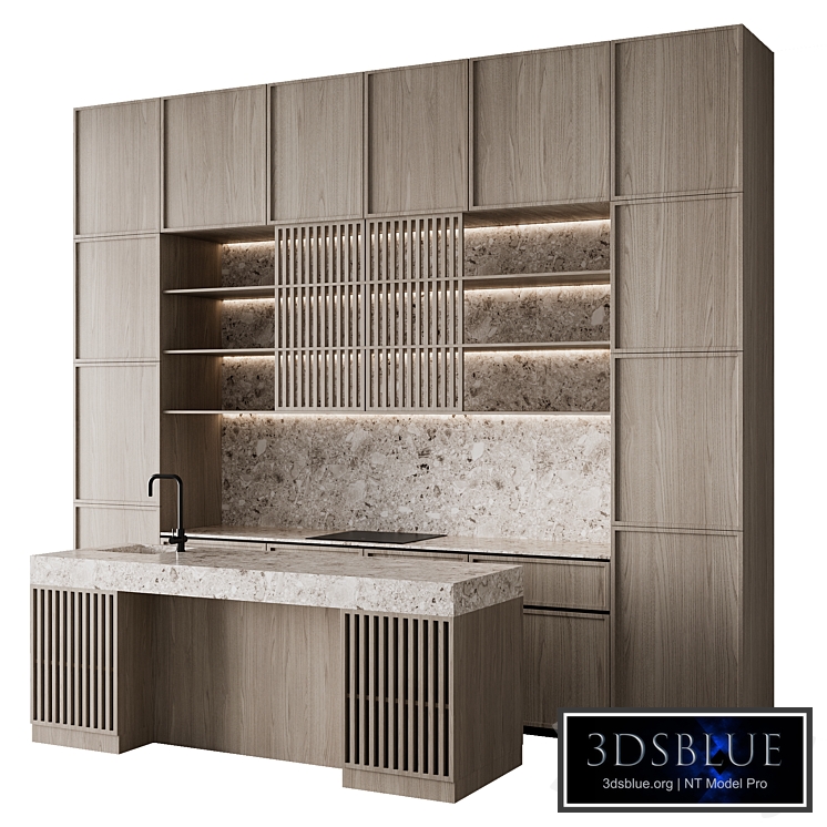 Japandi style kitchen 29