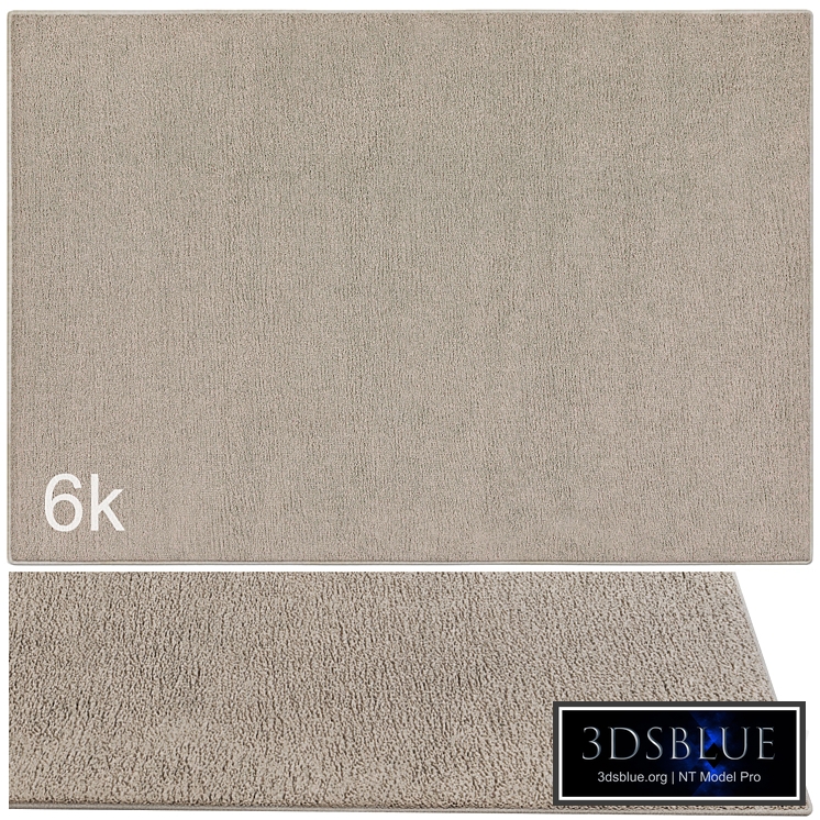 Carpet set 9149 - Hand-knotted Wool Soft Rug / 6k