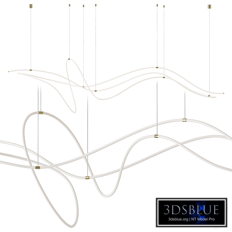 Line Art Geometry Chandelier