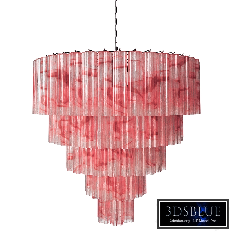 Chandelier Tube 119 alabaster Murano lamp