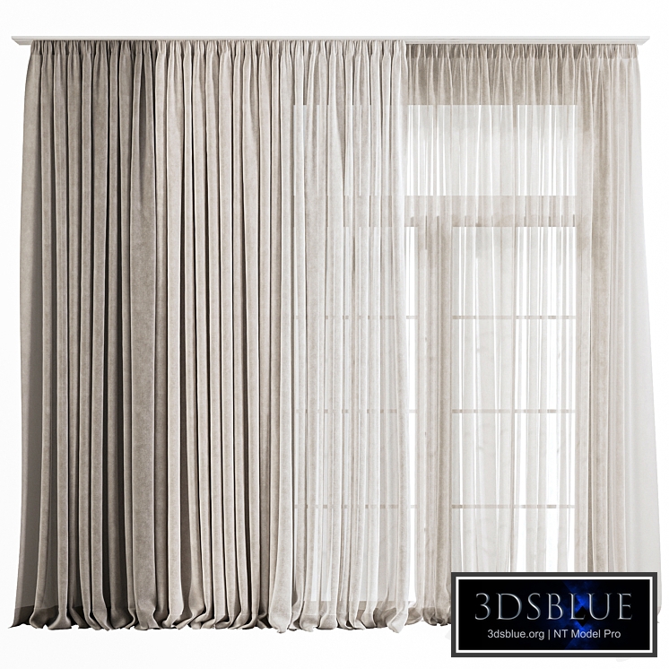 Layered Curtain Set for Large Windows 78