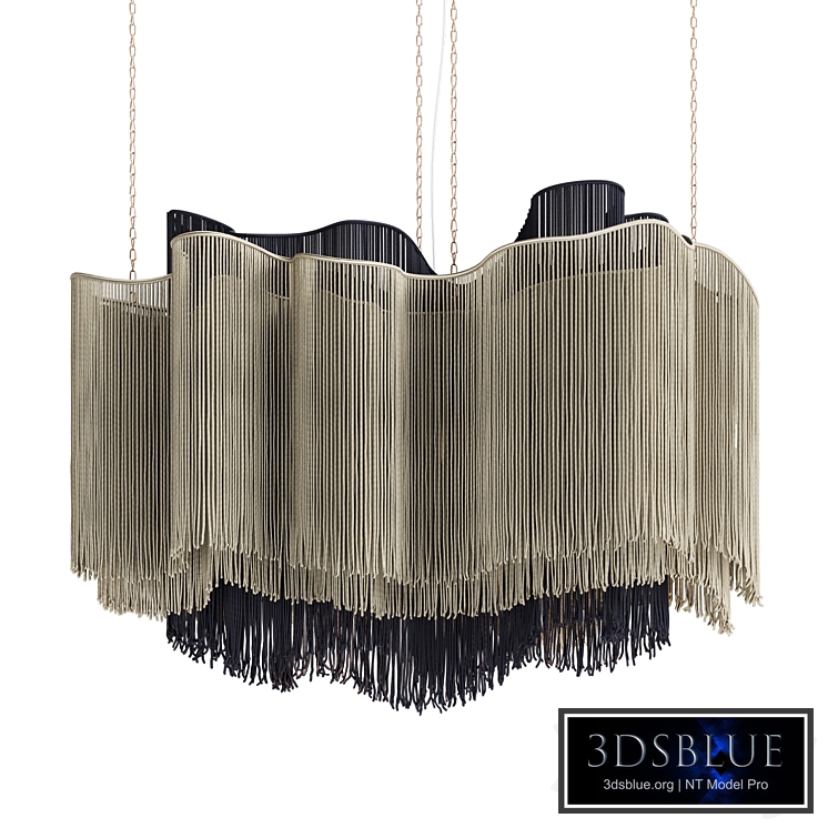 Lampshade made of threads 6