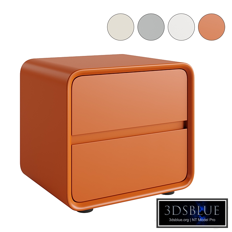 Litfad - Contemporary Accent Table Nightstand