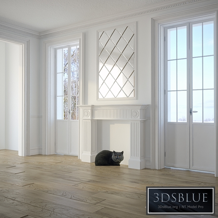 Fireplace and stucco Harmony