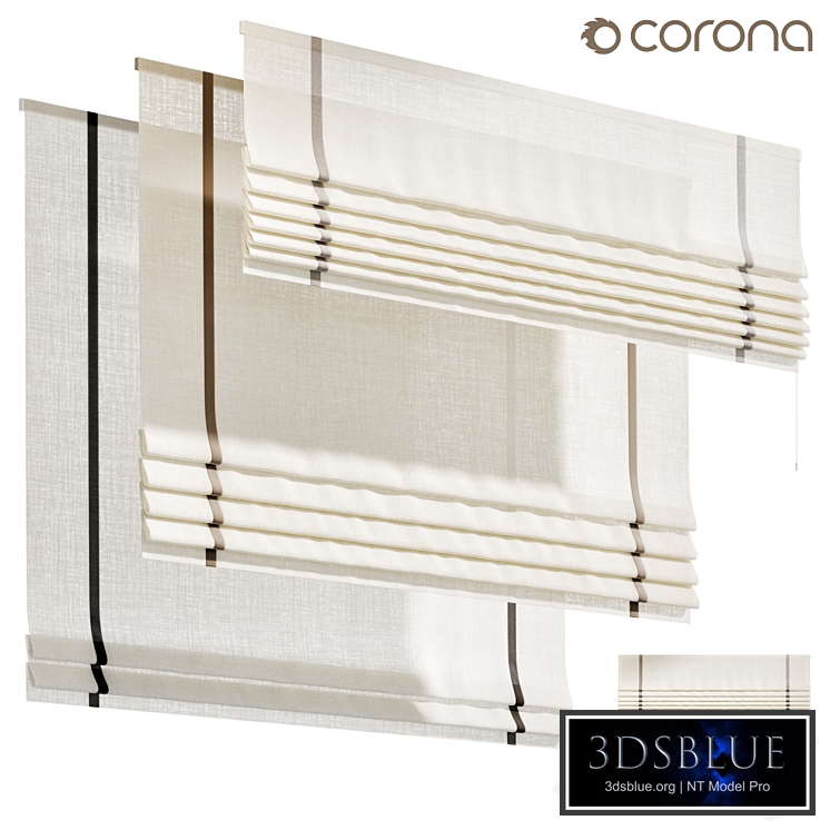 Roman curtains 06, Roman blinds