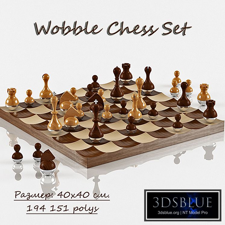 Chess - &quot;dolls&quot; Wobble Chess Set