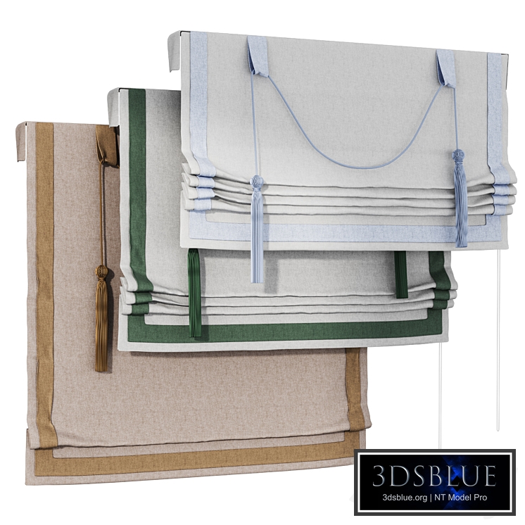 Roman blind with tassels wide 1500 (20)