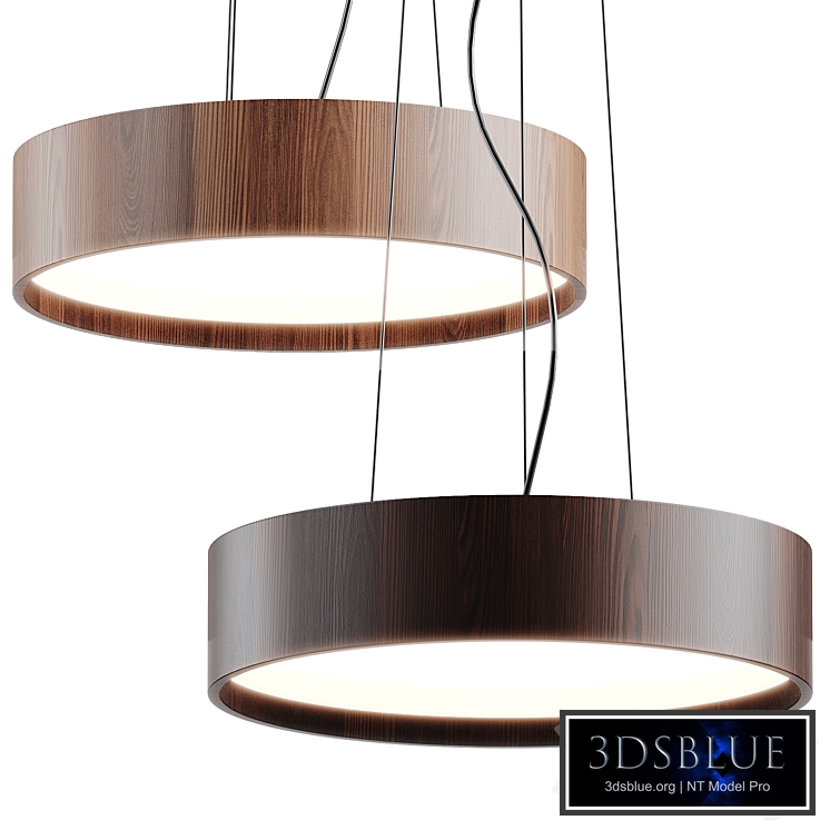 Valaisin Gronlund Oak & Walnut Pendant Lamp
