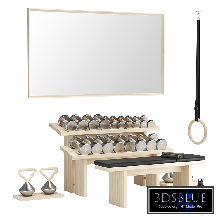 Set of dumbbells, weights and equipment Kenko