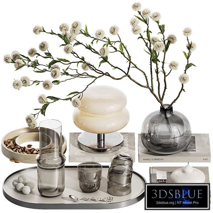 Decorative set with branch ch30