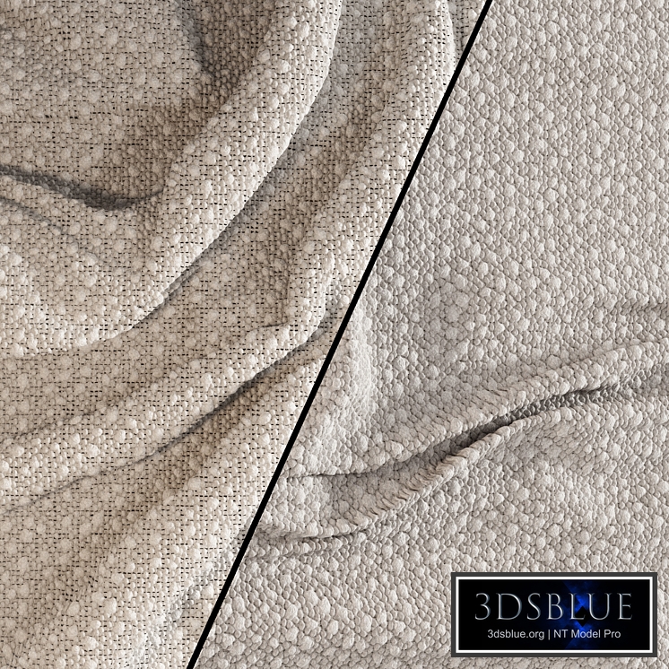 Boucle material, seamless, 2K