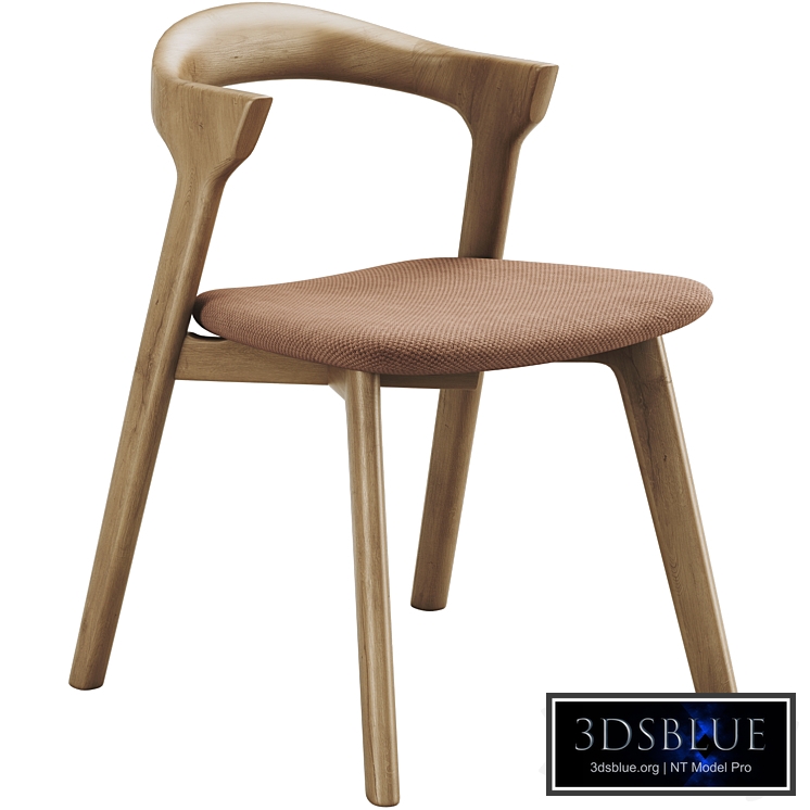 Ethnicraft Bok Chair with Upholstered Seat