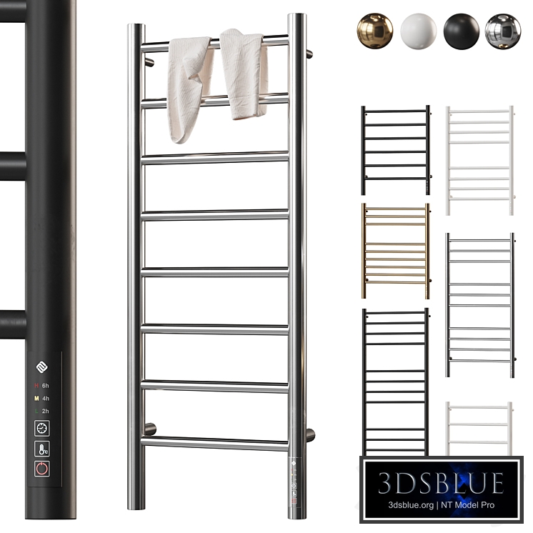 Terminus Aurora Electric Towel Rail