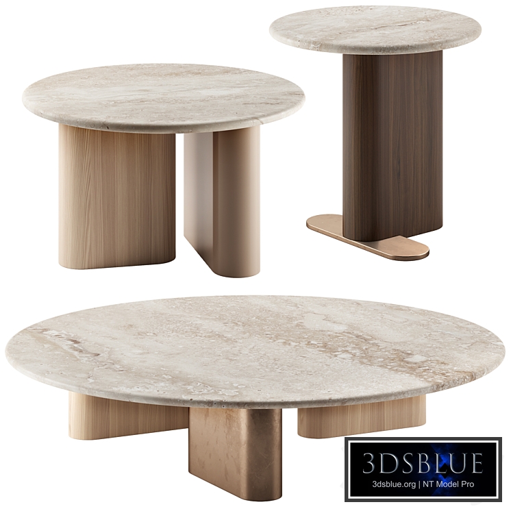 ONNO Round Coffee Table by Giulio Marelli
