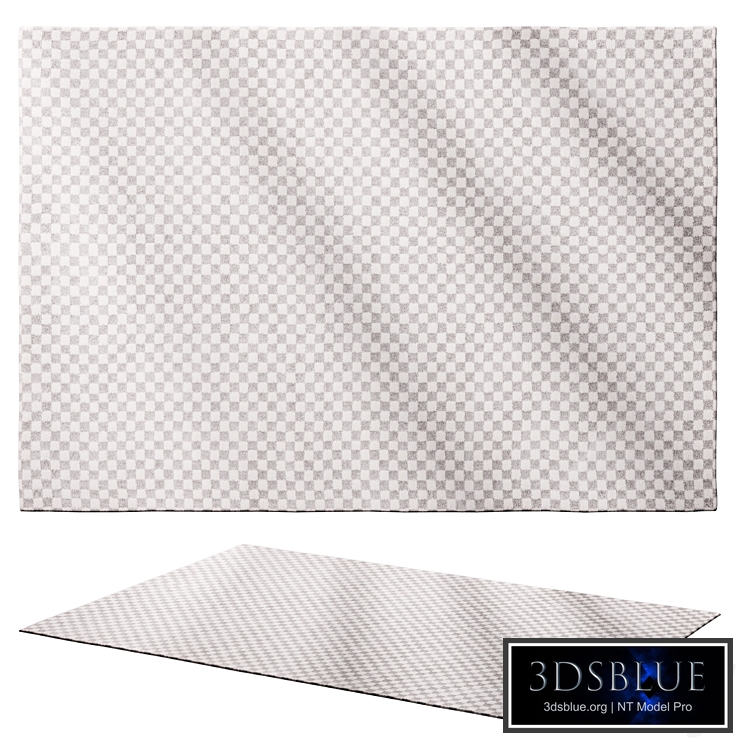 Scandina - Light Grey/White Rug