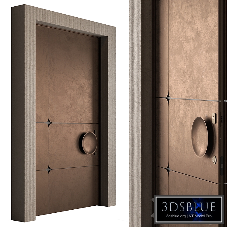 Metal Front Door - Set 125