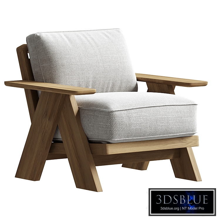 Modern Farmhouse Outdoor Lounge Chair