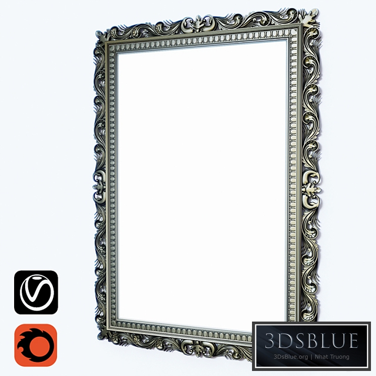 Framing frame for mirrors and paintings (vray + corona)