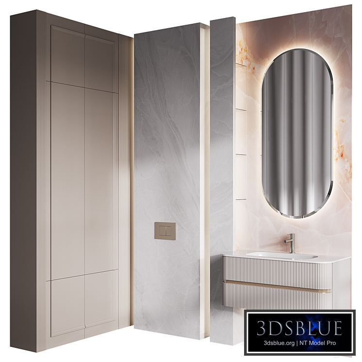 Bathroom furniture set