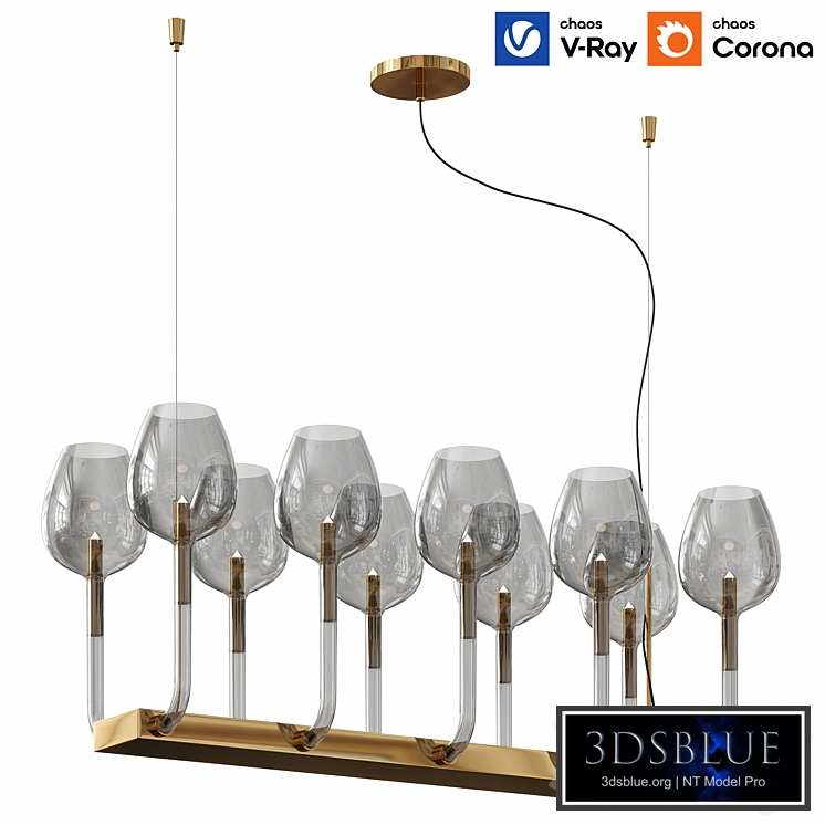 Rose Chandelier By Italamp