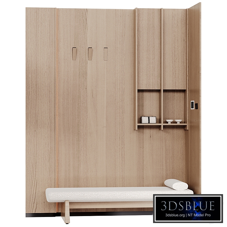 Hallway/foyer decor with La forma Topaz bench