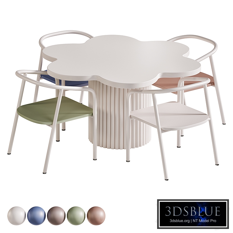 Children's table and chairs 12