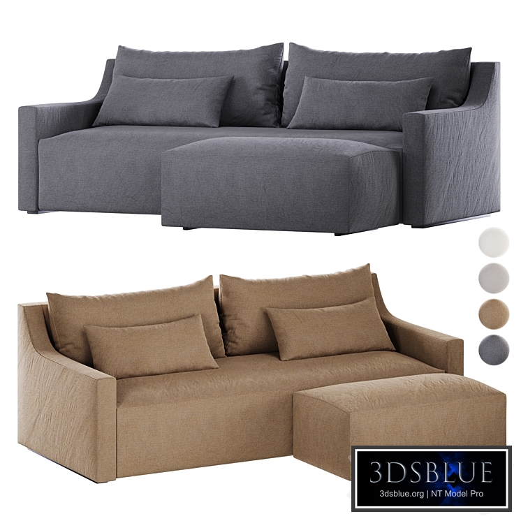 ZARA HOME Washed lien sofa