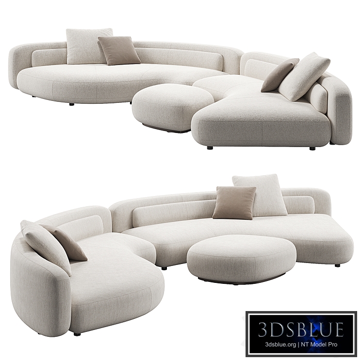 Bezier Sofa 01 by Minotti