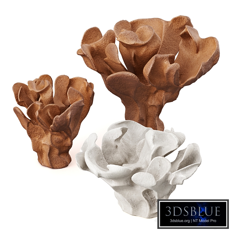 Coral decor art vase