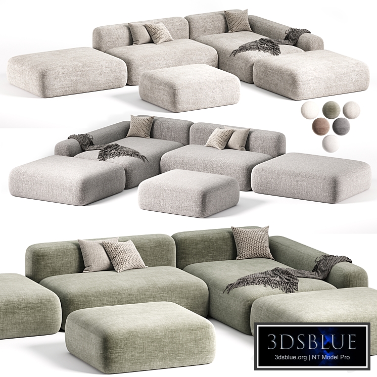 Corner sofa Dorvan Desiree Modular sofa