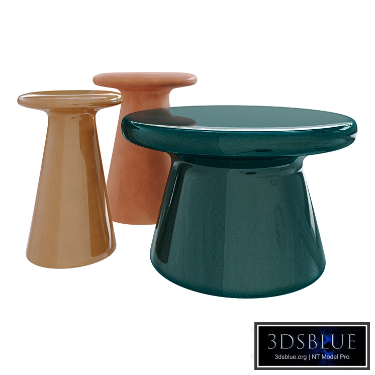 Round Glafor garden side tables by AM.PM from La Redoute