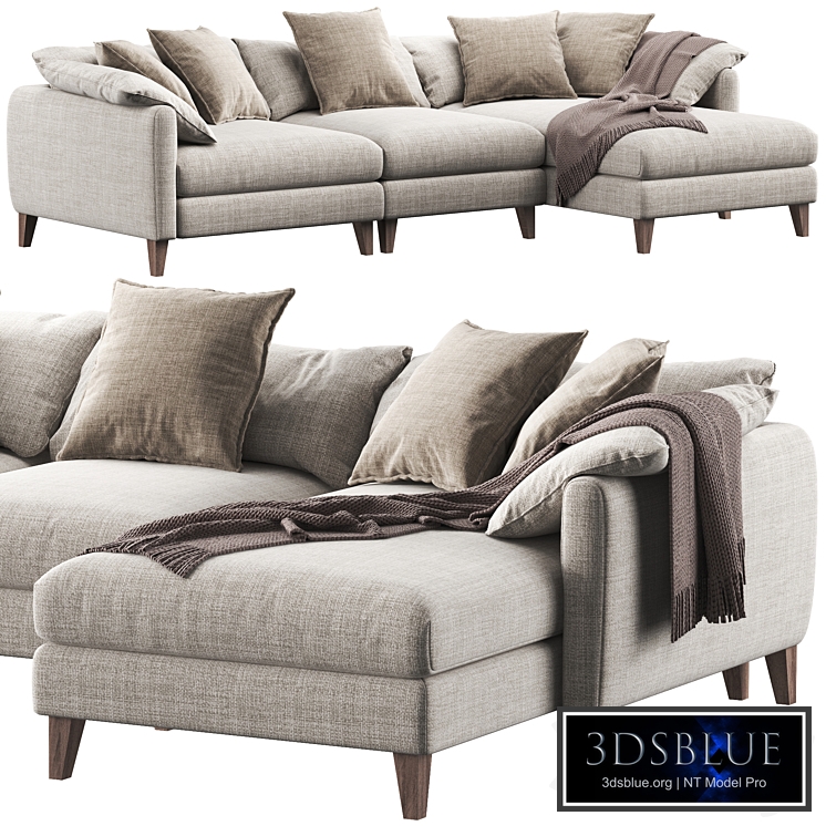Brera Corner Modular Sofa by Dantone Home
