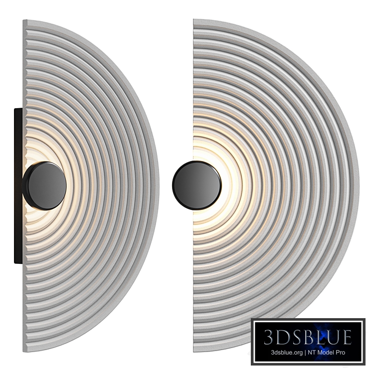 Wall lamp sconce FELT Halfround