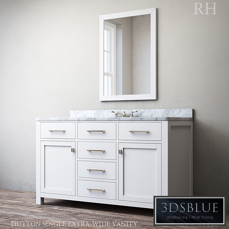 HUTTON SINGLE EXTRA-WIDE VANITY