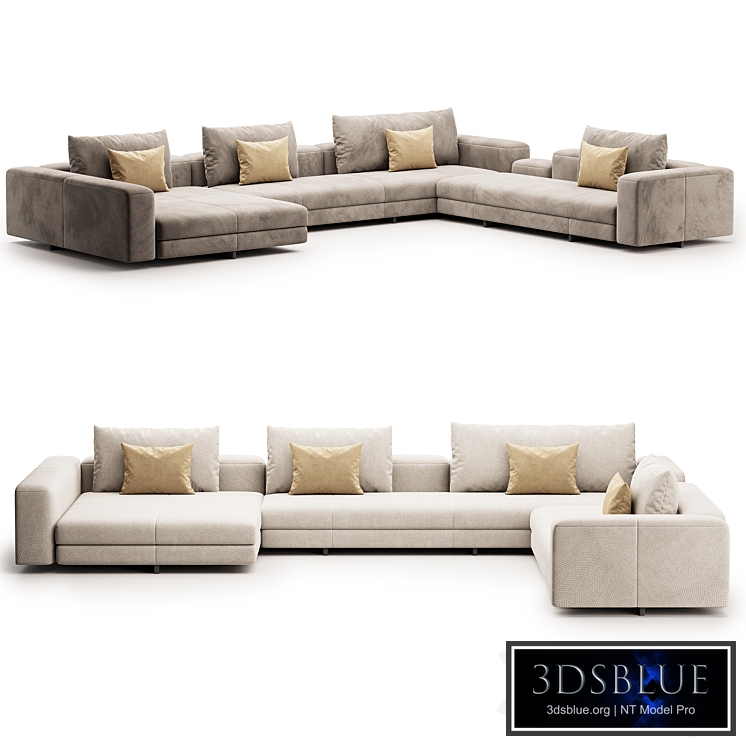 Yves Sofa 014 by Minotti
