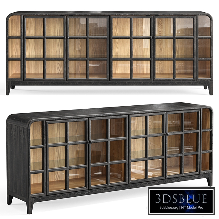 Chest of drawers with display Adna Dantonehome