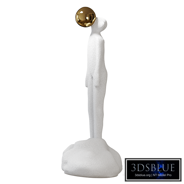 Floor Statue Man Above the Cloud