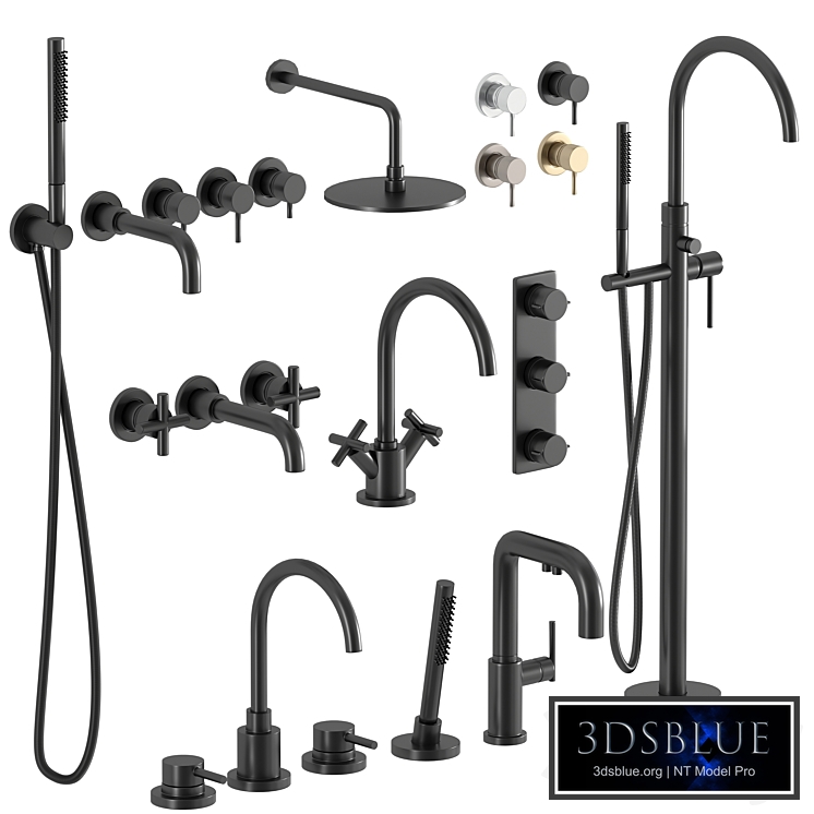 faucet and shower omnires set 08