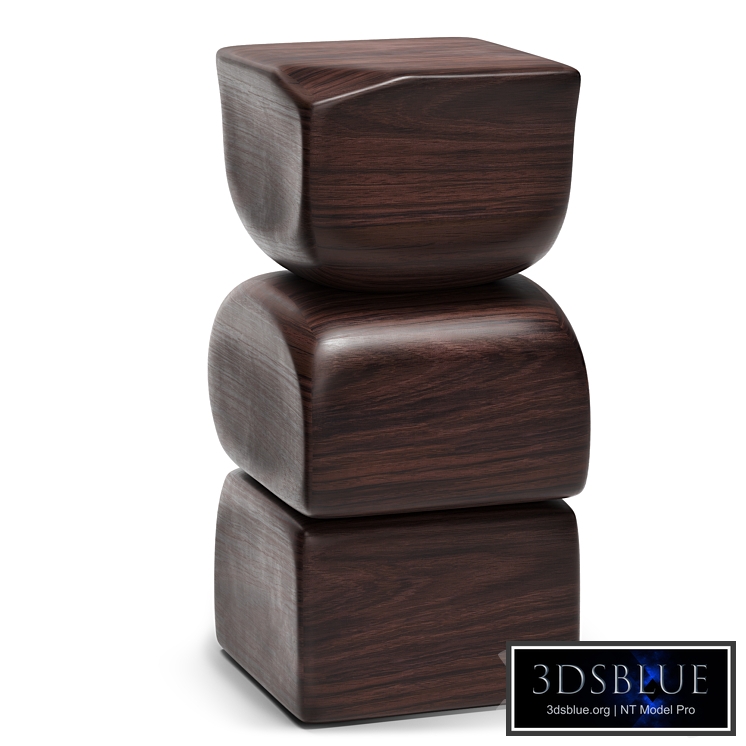 Inya side table in solid mango wood by Am.Pm La Redoute